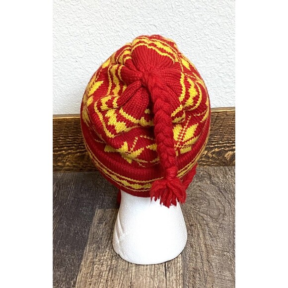 Vintage Moriarty Knit Wool Ski Hat Snowboard Winter Beanie Handcrafted Vermont - Picture 3 of 14